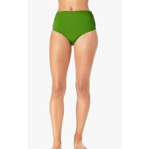 Anne Cole Women's Standard Convertible High Waist Shirred Swim Bottom XS
